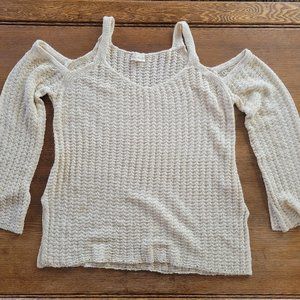 Open shoulder sweater
